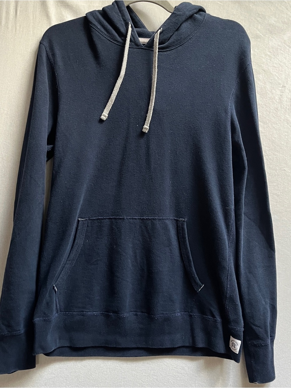Reigning Champ Navy Blue Pullover Hoodie Sweatshirt Size S